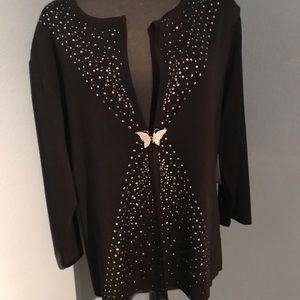 Misook black Cardigan